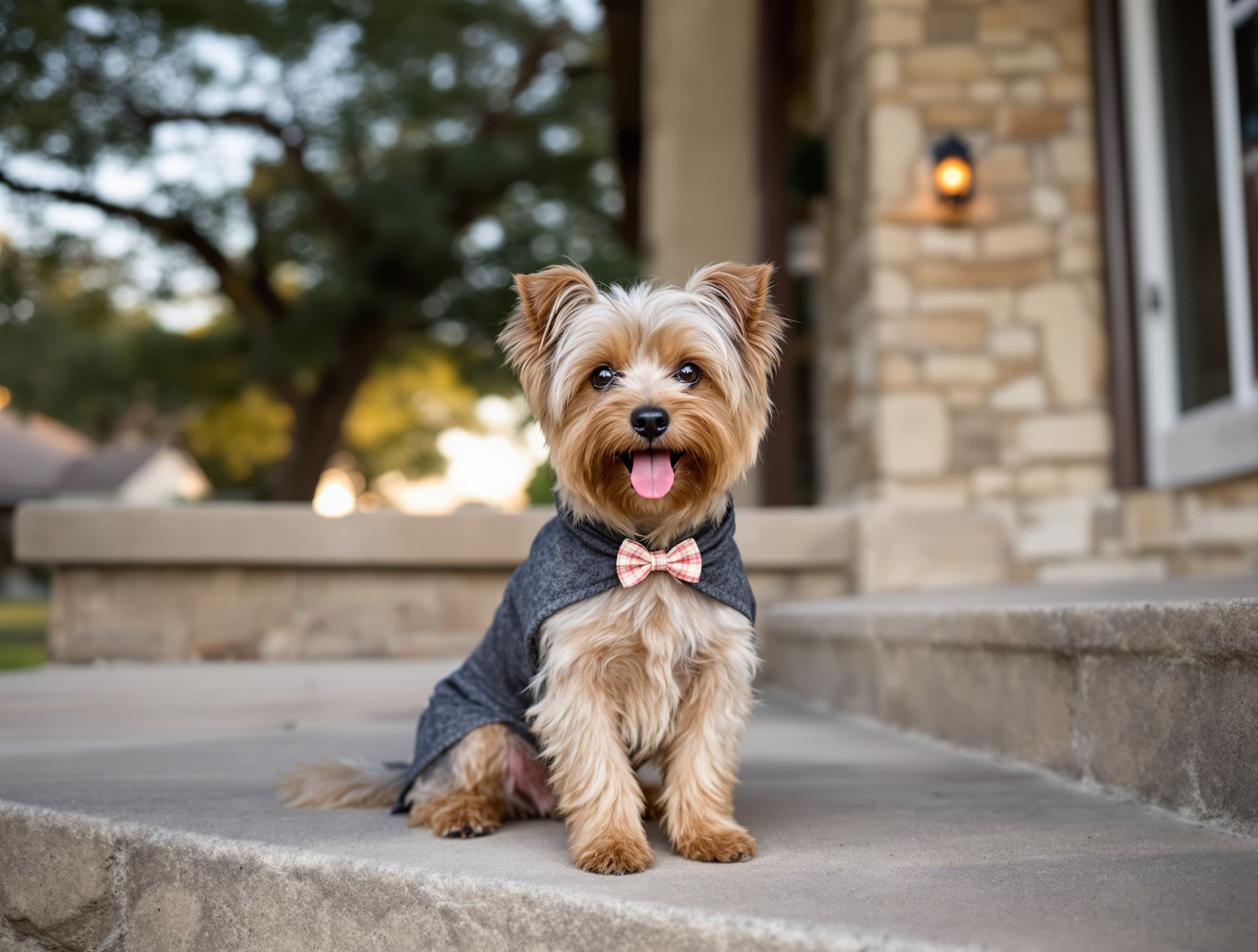 Happy groomed dog